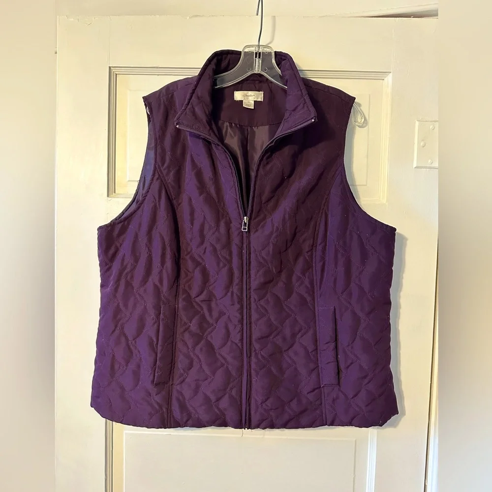CJ Banks Quilted Vest - Picture 1 of 6